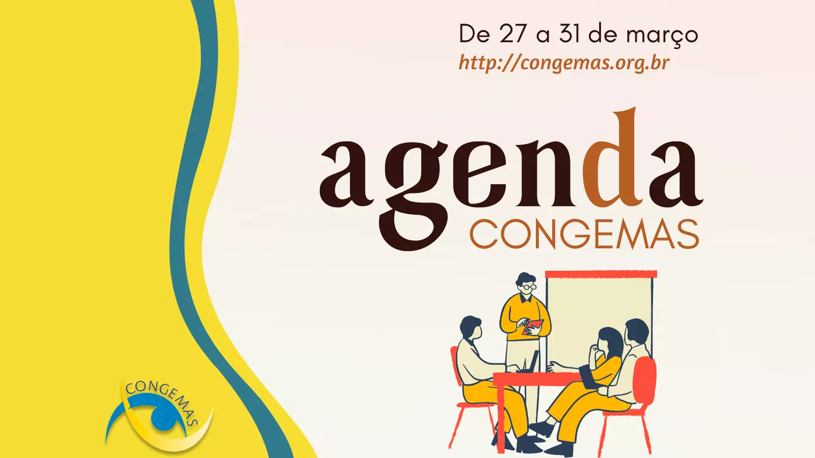 Agenda da semana! (De 27 a 31 de março)